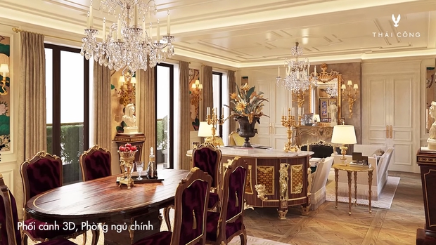 Thái Công tiếp tục vướng tranh cãi: Thiết kế biệt thự cồng kềnh đi mỏi chân, phòng tắm treo tận 8 đèn tường - Ảnh 7.