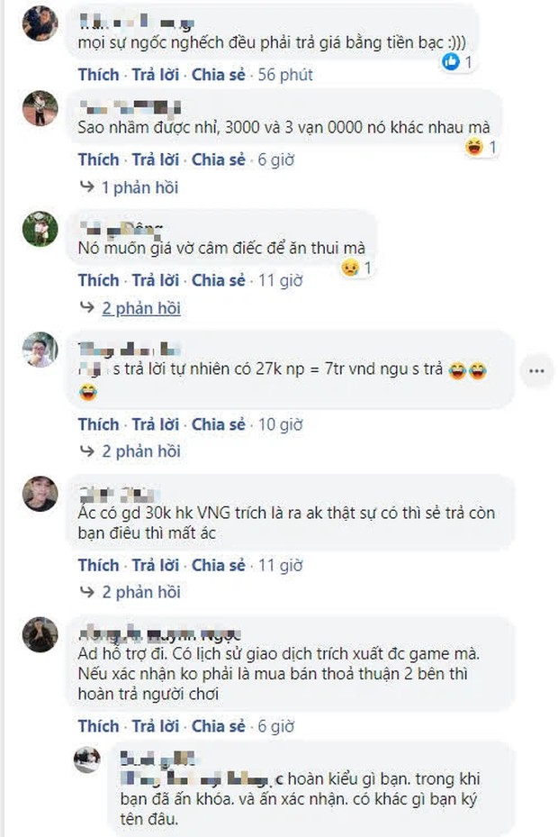 Chuyển nhầm số ngân phiếu cực lớn lên tới gần chục triệu đồng trong VLTK 1 Mobile, game thủ khóc cầu cứu VNG - Ảnh 4.