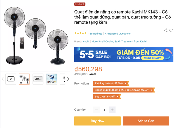 5/5 là phải săn sale đồ điện gia dụng: Nhiều món giảm sâu 50%, mua về chồng khen tấm tắc - Ảnh 13. 5/5 là phải săn sale đồ điện gia dụng: Nhiều món giảm sâu 50%, mua về chồng khen tấm tắc - Ảnh 13.