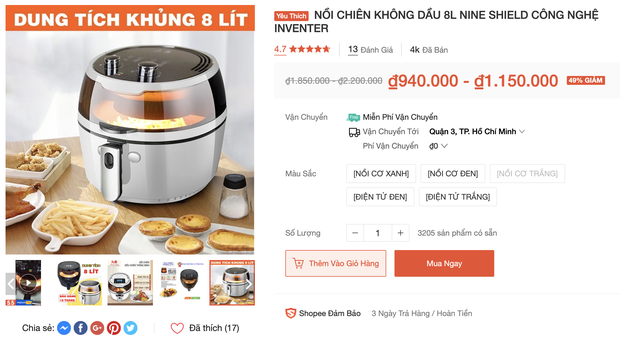 5/5 là phải săn sale đồ điện gia dụng: Nhiều món giảm sâu 50%, mua về chồng khen tấm tắc - Ảnh 5. 5/5 là phải săn sale đồ điện gia dụng: Nhiều món giảm sâu 50%, mua về chồng khen tấm tắc - Ảnh 5.