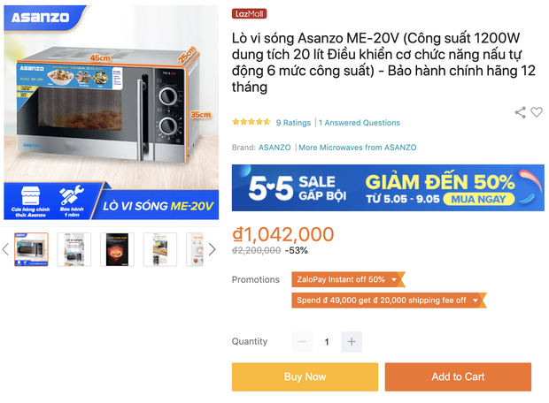 5/5 là phải săn sale đồ điện gia dụng: Nhiều món giảm sâu 50%, mua về chồng khen tấm tắc - Ảnh 11. 5/5 là phải săn sale đồ điện gia dụng: Nhiều món giảm sâu 50%, mua về chồng khen tấm tắc - Ảnh 11.
