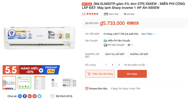 5/5 là phải săn sale đồ điện gia dụng: Nhiều món giảm sâu 50%, mua về chồng khen tấm tắc - Ảnh 19. 5/5 là phải săn sale đồ điện gia dụng: Nhiều món giảm sâu 50%, mua về chồng khen tấm tắc - Ảnh 19.