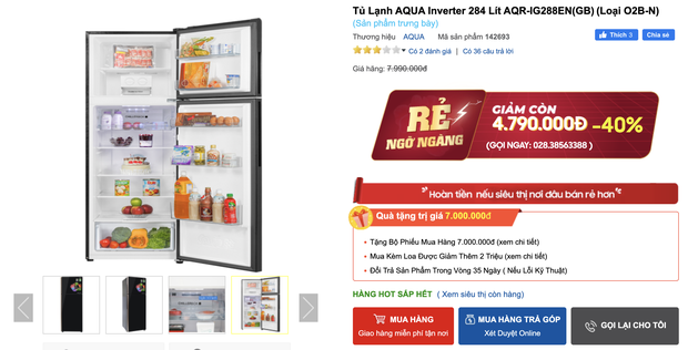 5/5 là phải săn sale đồ điện gia dụng: Nhiều món giảm sâu 50%, mua về chồng khen tấm tắc - Ảnh 21. 5/5 là phải săn sale đồ điện gia dụng: Nhiều món giảm sâu 50%, mua về chồng khen tấm tắc - Ảnh 21.