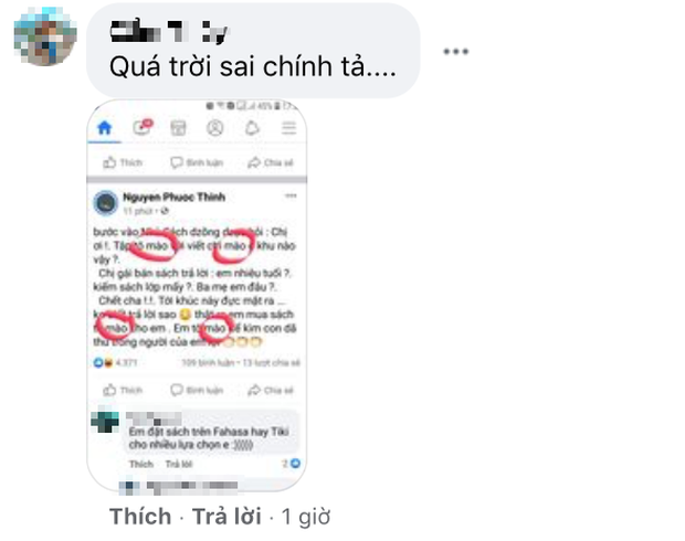 Noo Phước Thịnh viết status kể chuyện đi mua vở tô màu, có 7 dòng mà sai chính tả lên xuống, nhìn rối mắt mà tức luôn á! - Ảnh 5.