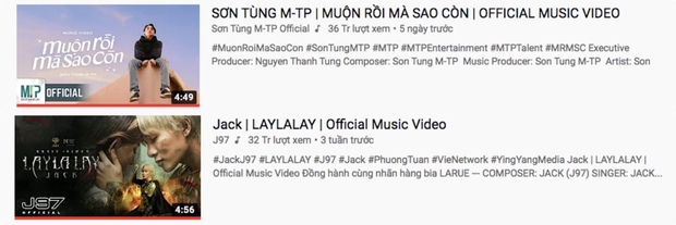Sơn Tùng mới ra MV 5 ngày đã vượt luôn thành tích view của Jack trong 3 tuần - Ảnh 2.