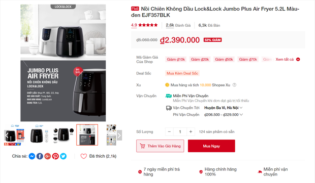 Loạt đồ gia dụng đang được giảm giá kịch sàn trên Shopee trong ngày hội siêu sale 5/5, chị em chốt ngay kẻo lỡ! - Ảnh 2. Loạt đồ gia dụng đang được giảm giá kịch sàn trên Shopee trong ngày hội siêu sale 5/5, chị em chốt ngay kẻo lỡ! - Ảnh 2.