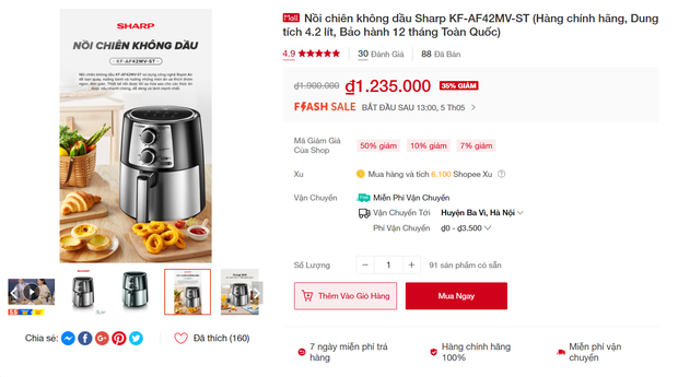 Loạt đồ gia dụng đang được giảm giá kịch sàn trên Shopee trong ngày hội siêu sale 5/5, chị em chốt ngay kẻo lỡ! - Ảnh 3. Loạt đồ gia dụng đang được giảm giá kịch sàn trên Shopee trong ngày hội siêu sale 5/5, chị em chốt ngay kẻo lỡ! - Ảnh 3.
