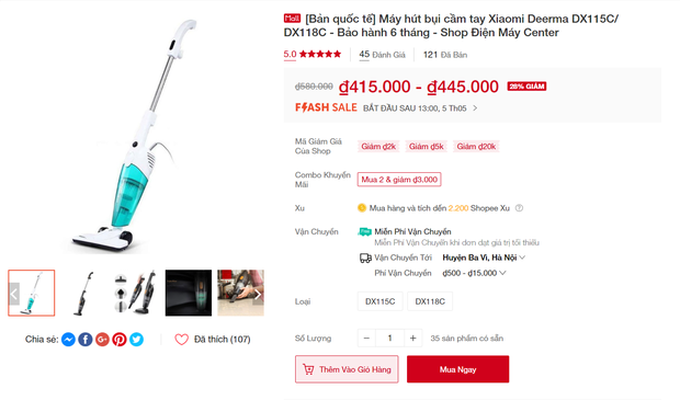 Loạt đồ gia dụng đang được giảm giá kịch sàn trên Shopee trong ngày hội siêu sale 5/5, chị em chốt ngay kẻo lỡ! - Ảnh 4. Loạt đồ gia dụng đang được giảm giá kịch sàn trên Shopee trong ngày hội siêu sale 5/5, chị em chốt ngay kẻo lỡ! - Ảnh 4.