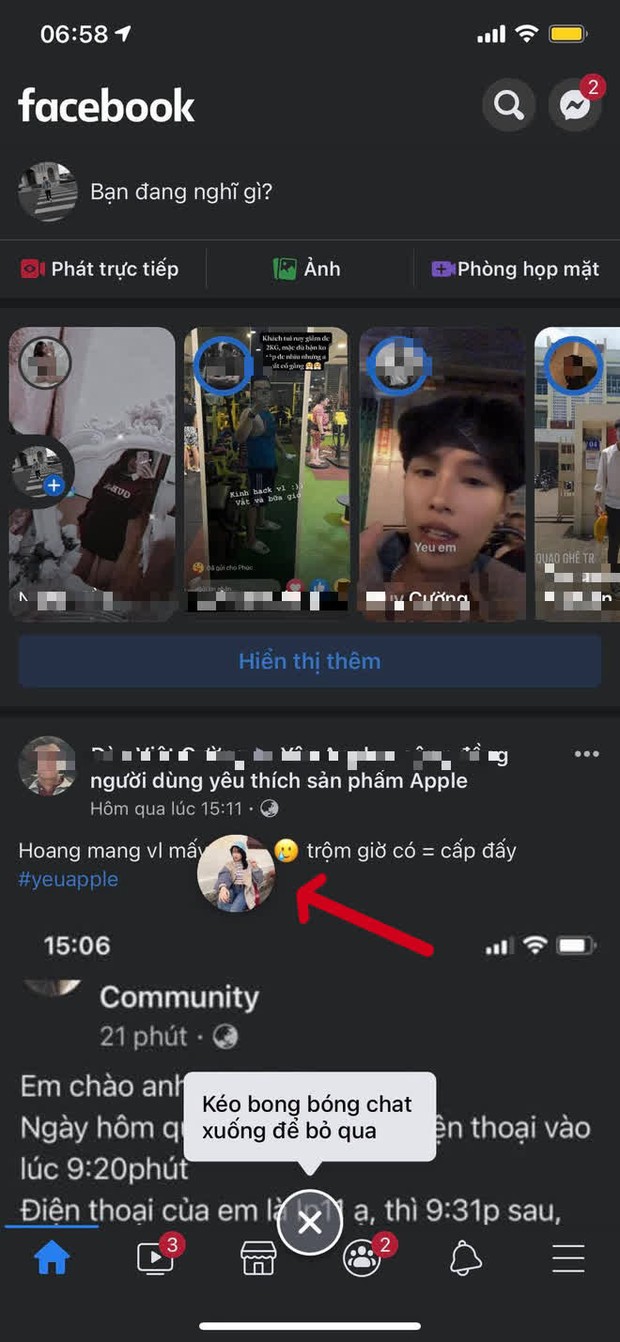 Hot: Messenger trên iPhone chính thức có bong bóng chat - Ảnh 2.