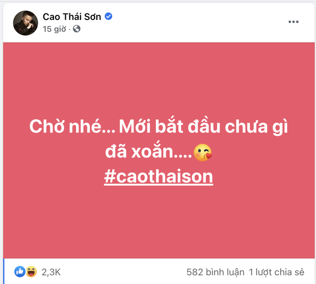 Đã 2 tuần trôi qua, vẫn không ai biết cái tiền lệ đầu tiên của showbiz mà Cao Thái Sơn nói tới là gì? - Ảnh 5. Đã 2 tuần trôi qua, vẫn không ai biết cái tiền lệ đầu tiên của showbiz mà Cao Thái Sơn nói tới là gì? - Ảnh 5.