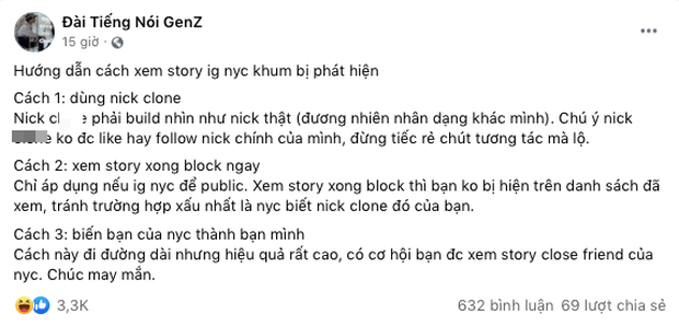 Mẹo giúp Gen Z soi story Instagram người yêu cũ mà khum lo bị phát hiện - Ảnh 1.