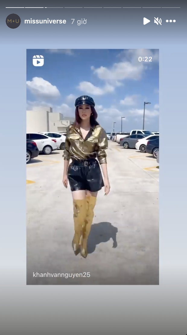Khánh Vân được Miss Universe đăng hẳn clip catwalk lên Instagram chính thức, nhìn màn thể hiện đỉnh cao đã thấy đầy hứa hẹn - Ảnh 2.