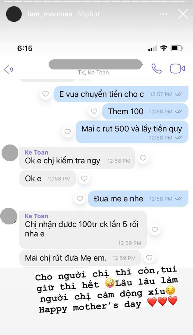 Meo Meo tặng mẹ sương sương nửa tỷ nhân ngày của mẹ: Đẻ được đứa con mát lòng! - Ảnh 2.