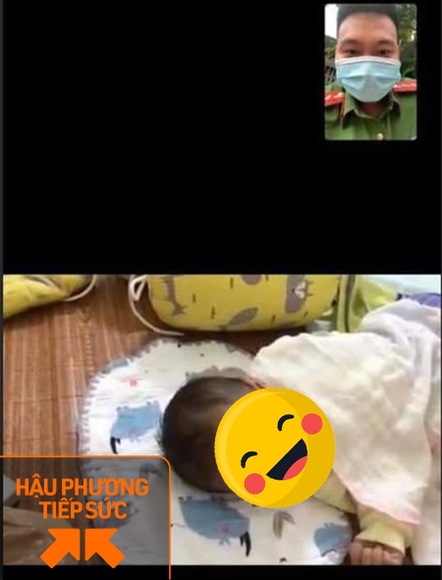 Chiến sĩ CAND đón con trai chào đời qua facetime: Chỉ nhìn chốc lát rồi quay về với nhiệm vụ - Ảnh 1.