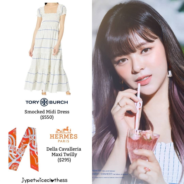 Stylist của TWICE cắt nát khăn Hermès nghìn đô để chế đồ cho idol, kết quả ra sao? - Ảnh 14. Stylist của TWICE cắt nát khăn Hermès nghìn đô để chế đồ cho idol, kết quả ra sao? - Ảnh 14.