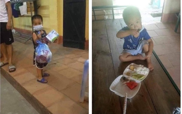 Tết Thiếu nhi đặc biệt của em bé dũng cảm nhất tâm dịch: Ngoan ngoãn vui chơi nhưng khoảnh khắc nhận quà lại khiến ai nấy đau lòng - Ảnh 5.