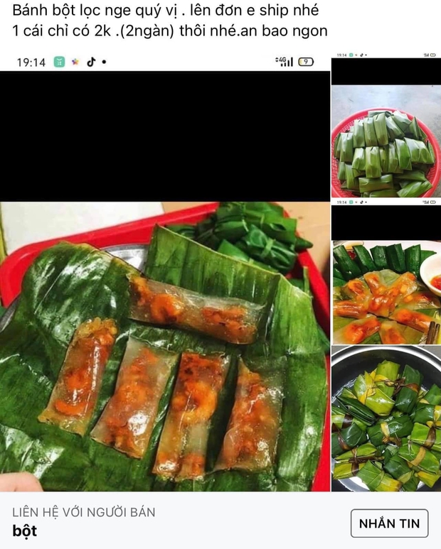 Thấy rao bán bánh bột lọc chỉ 2k/cái, cô gái ham hố đặt về ăn nhưng lúc mở ra mới sốc nặng vì lý do này - Ảnh 1. Thấy rao bán bánh bột lọc chỉ 2k/cái, cô gái ham hố đặt về ăn nhưng lúc mở ra mới sốc nặng vì lý do này - Ảnh 1.