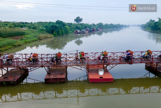 Bắc Giang: Kiếm tiền triệu từ việc đẩy xe chở vải lên dốc cầu phao trong mùa thu hoạch - Ảnh 12. Bắc Giang: Kiếm tiền triệu từ việc đẩy xe chở vải lên dốc cầu phao trong mùa thu hoạch - Ảnh 12.
