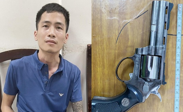 Hà Nội: Tạm giữ đối tượng mang súng bật lửa đi cướp - Ảnh 1. Hà Nội: Tạm giữ đối tượng mang súng bật lửa đi cướp - Ảnh 1.