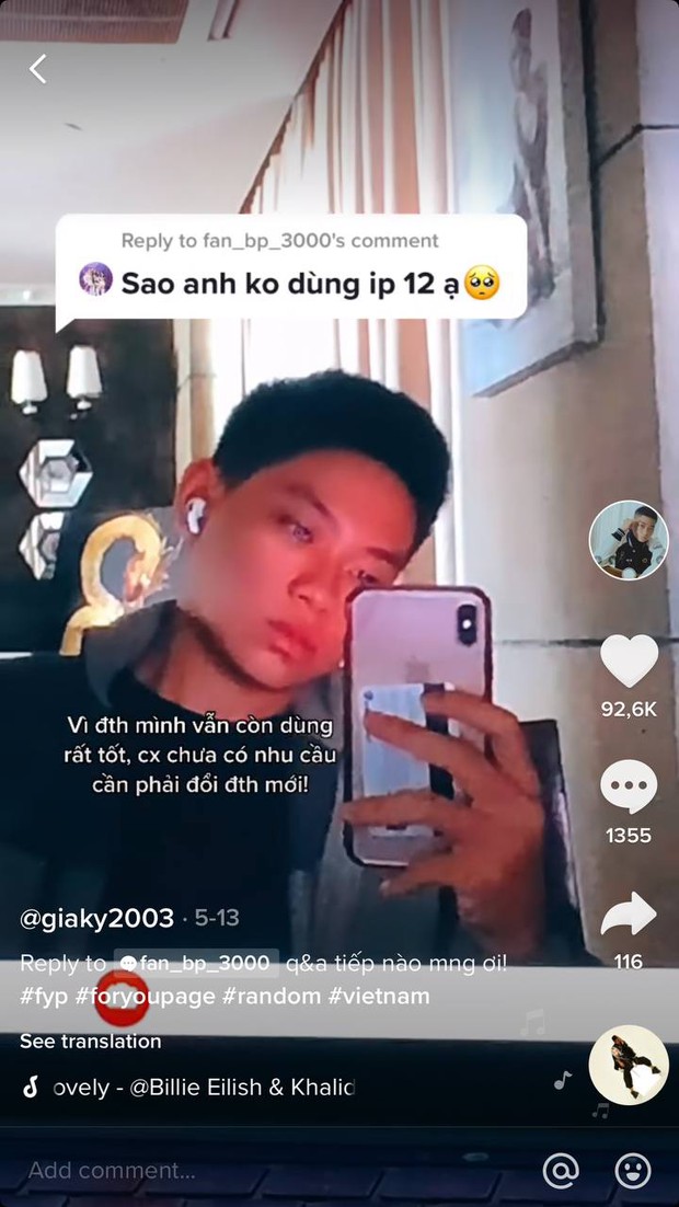 Rich kid 2003 Gia Kỳ nức tiếng với hàng loạt siêu xe nhưng vẫn không lên đời iPhone 12, lý do khiến netizen ào ào hoan hô! - Ảnh 3.