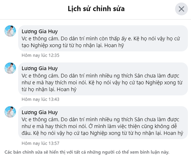 1 nam ca sĩ lên tiếng bênh vực Thuỷ Tiên nhưng gây tranh cãi vì nói khán giả dân trí thấp, phải sửa status 3 lần - Ảnh 2. 1 nam ca sĩ lên tiếng bênh vực Thuỷ Tiên nhưng gây tranh cãi vì nói khán giả dân trí thấp, phải sửa status 3 lần - Ảnh 2.
