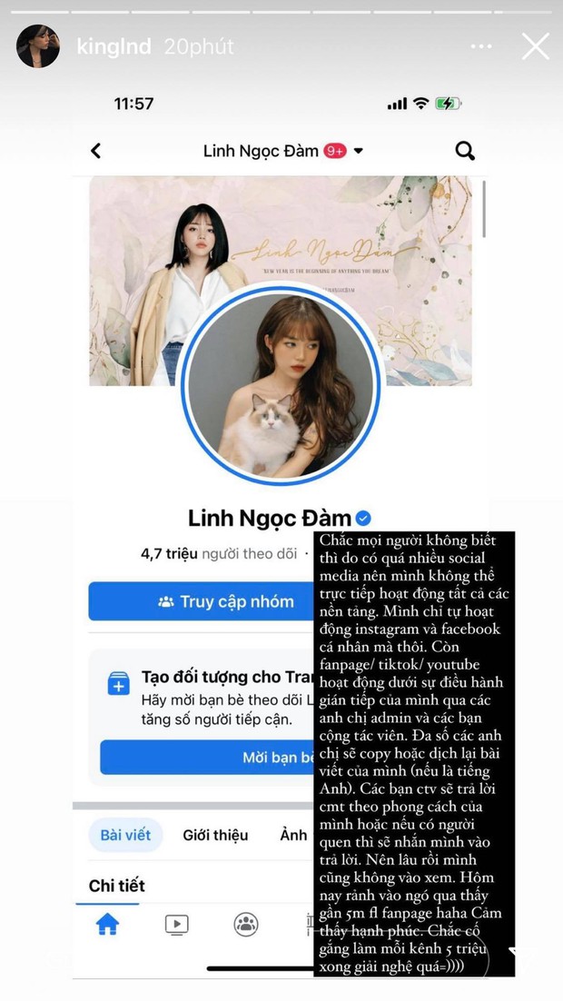 Linh Ngọc Đàm tỏ ý muốn giải nghệ sau khi đạt 5 triệu followers Facebook, fan lập tức lên kế hoạch hủy đăng ký giống Độ Mixi - Ảnh 2.