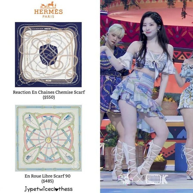 Tưởng TWICE diện outfit bình thường, ai dè là cả một gia tài lên tới hàng trăm triệu đồng đây! - Ảnh 3. Tưởng TWICE diện outfit bình thường, ai dè là cả một gia tài lên tới hàng trăm triệu đồng đây! - Ảnh 3.