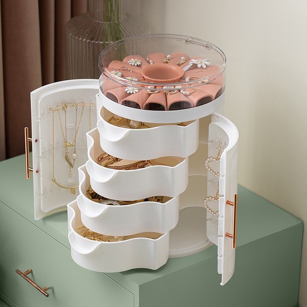 Nhiều hộp đựng trang sức xịn mịn giá rất “iu”, chị em tội gì không mua để decor góc làm đẹp - Ảnh 9.