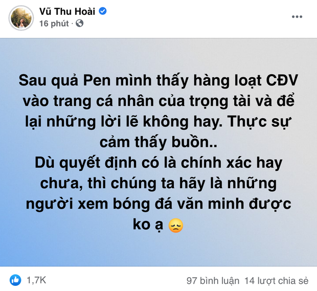 Netizen phản ứng với quyết định của trọng tài trận Việt Nam - UAE, bồ cũ Quang Hải cũng dõng dạc lên tiếng - Ảnh 8. Netizen phản ứng với quyết định của trọng tài trận Việt Nam - UAE, bồ cũ Quang Hải cũng dõng dạc lên tiếng - Ảnh 8.