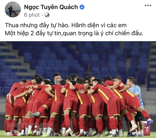 2h sáng dàn sao Việt vẫn xem đến phút cuối, vỡ oà vì kết quả của tuyển Việt Nam: Chúng ta thua 1 trận đấu nhưng làm nên lịch sử! - Ảnh 17.