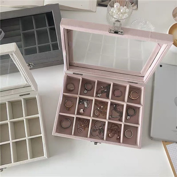 Nhiều hộp đựng trang sức xịn mịn giá rất “iu”, chị em tội gì không mua để decor góc làm đẹp - Ảnh 3.