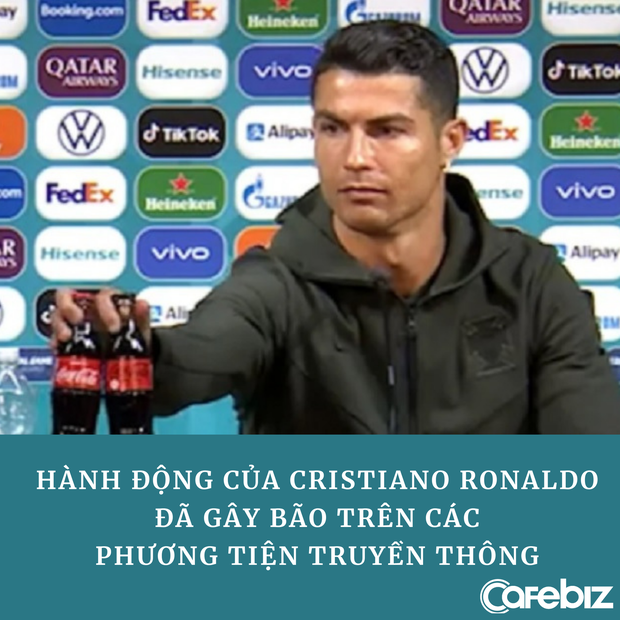 Ronaldo từng quảng cáo cho Coca Cola trước khi thẳng tay ‘dẹp’ 2 chai nước ngọt, khiến hãng mất 4 tỷ USD - Ảnh 2.