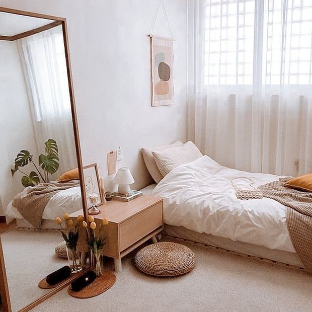 8 tuyệt chiêu dễ như ăn kẹo F5 phòng ngủ xinh chuẩn style Hàn - Ảnh 8.