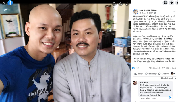 Rộ ảnh nghi vấn Phan Đinh Tùng đang được thần y Võ Hoàng Yên chữa thoát vị đĩa đệm, còn khen rối rít trên Facebook? - Ảnh 3. Rộ ảnh nghi vấn Phan Đinh Tùng đang được thần y Võ Hoàng Yên chữa thoát vị đĩa đệm, còn khen rối rít trên Facebook? - Ảnh 3.