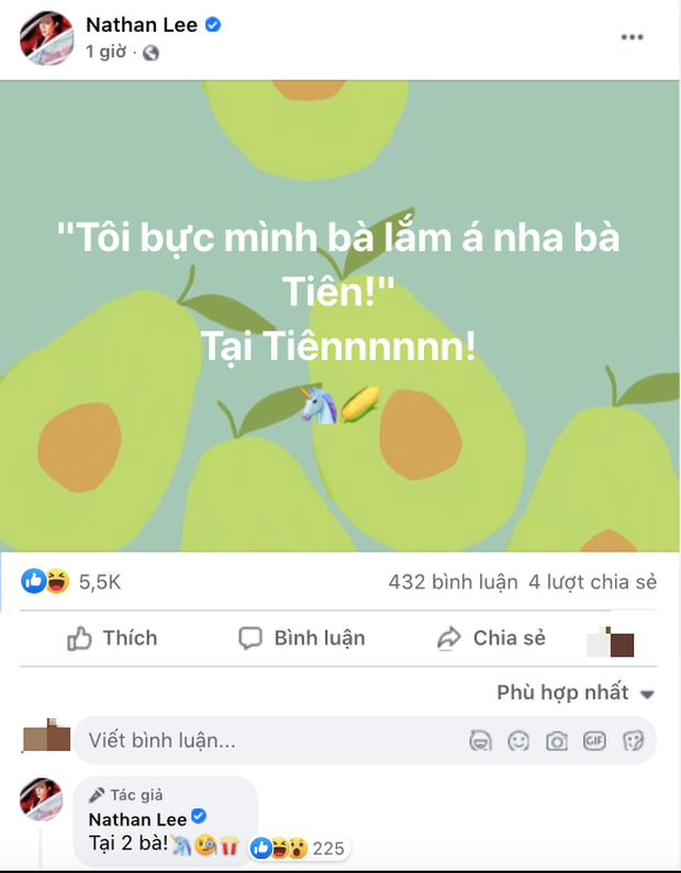 Nathan Lee đăng đàn bực tức 1 người tên Tiên, netizen đồng loạt gọi tên Thuỷ Tiên: Chuẩn bị bùng nổ drama hay gì đây? - Ảnh 2. Nathan Lee đăng đàn bực tức 1 người tên Tiên, netizen đồng loạt gọi tên Thuỷ Tiên: Chuẩn bị bùng nổ drama hay gì đây? - Ảnh 2.