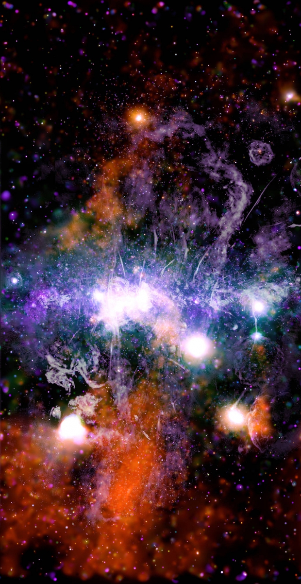Ảnh mới của NASA về “năng lượng dữ dội” chưa từng thấy ở trung tâm Dải Ngân hà - Ảnh 1.