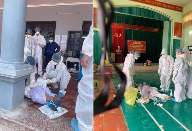 Ảnh: Sinh viên trường Y hỗ trợ chống dịch Covid-19 trong nhiều giờ, kiệt sức, ngất xỉu giữa thời tiết nắng nóng khắc nghiệt - Ảnh 4.