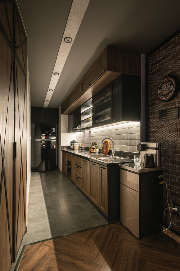 Chàng trai bỏ 800 triệu thiết kế căn hộ đậm chất dân chơi, đầu tư cả quầy bar để chill tại nhà mùa dịch - Ảnh 13.