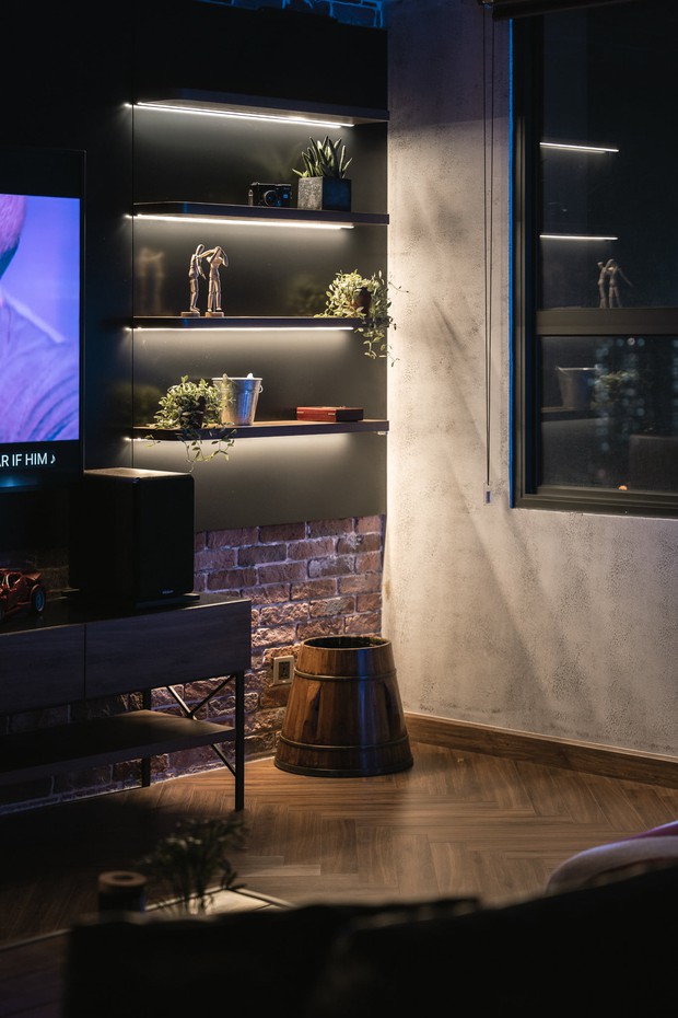 Chàng trai bỏ 800 triệu thiết kế căn hộ đậm chất dân chơi, đầu tư cả quầy bar để chill tại nhà mùa dịch - Ảnh 10.