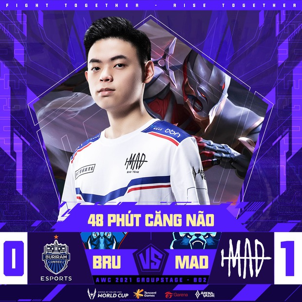 AWC 2021: MAD Team và Buriram tạo nên trận đấu dài nhất giải, từ BLV đến khán giả đều mệt rã rời - Ảnh 3.