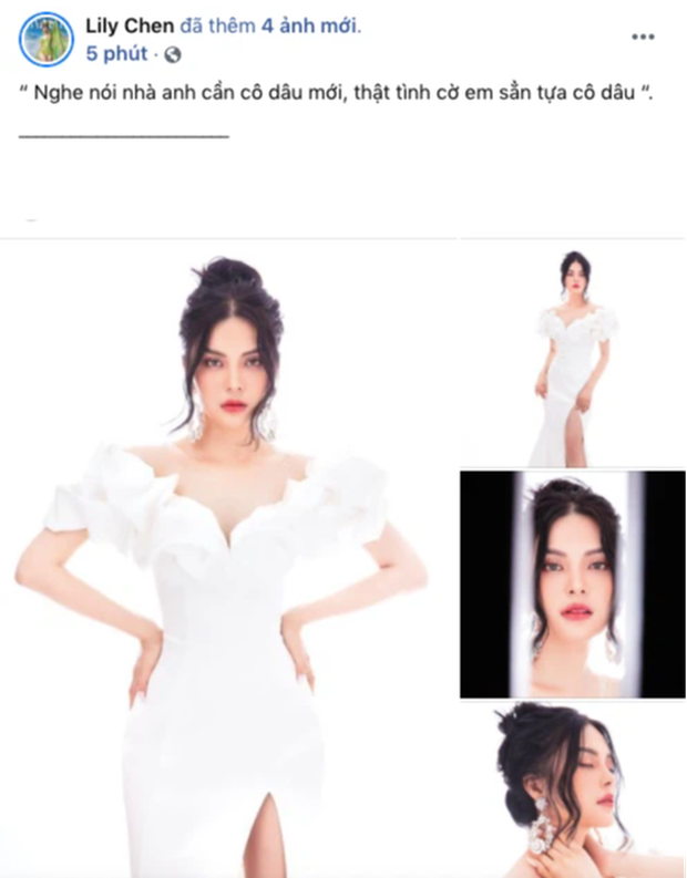 Lily Chen comeback sau 1 ngày khoá Facebook, tuyên bố sẵn sàng làm cô dâu giữa drama yêu chung tỷ phú với Ngọc Trinh - Ảnh 2. Lily Chen comeback sau 1 ngày khoá Facebook, tuyên bố sẵn sàng làm cô dâu giữa drama yêu chung tỷ phú với Ngọc Trinh - Ảnh 2.