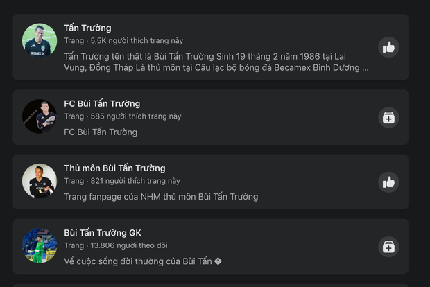 Thủ môn Tấn Trường lập sương sương tới 3 fanpage như hack não fan, netizen lo sợ ông chú sắp bán hàng online - Ảnh 5.