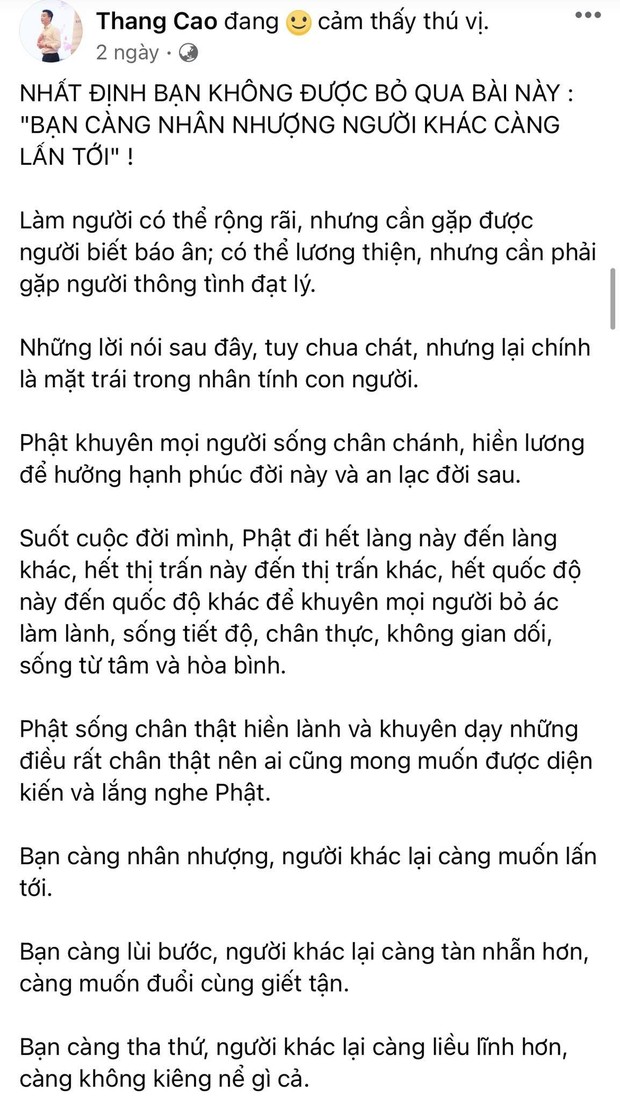 1 ngày trước khi lộ clip đánh vợ, chồng thứ 4 của Cô Xuyến (Về nhà đi con) liên tục đăng đàn mỉa mai đàn bà mất nết? - Ảnh 4. 1 ngày trước khi lộ clip đánh vợ, chồng thứ 4 của Cô Xuyến (Về nhà đi con) liên tục đăng đàn mỉa mai đàn bà mất nết? - Ảnh 4.