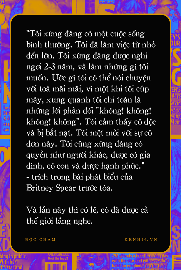 Xin lỗi, Britney: Lời xin lỗi muộn màng của truyền thông thế giới sau hơn 1 thập kỷ đày đoạ công chúa nhạc Pop - Ảnh 10. Xin lỗi, Britney: Lời xin lỗi muộn màng của truyền thông thế giới sau hơn 1 thập kỷ đày đoạ công chúa nhạc Pop - Ảnh 10.