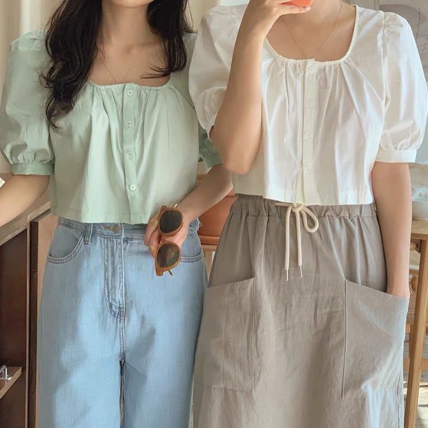 Jisoo xinh xắn với áo blouse 1 triệu, có nhiều mẫu na ná giá chỉ vài trăm bạn dư sức “múc” - Ảnh 12.