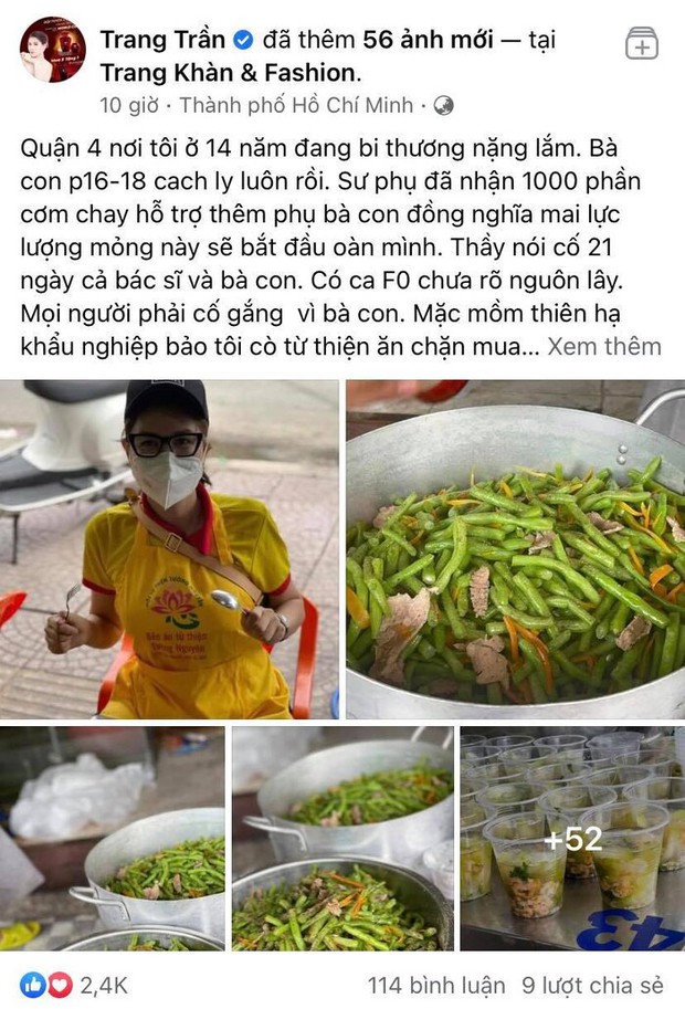 Trang Trần xù lông đáp trả khi bị netizen nhắc chuyện lên bản tin VTV và tin đồn cò tiền từ thiện để mua nhà lầu - Ảnh 2. Trang Trần xù lông đáp trả khi bị netizen nhắc chuyện lên bản tin VTV và tin đồn cò tiền từ thiện để mua nhà lầu - Ảnh 2.