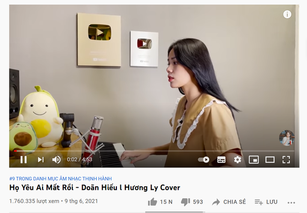 Thánh nữ cover năm nào bỗng nhiên trở lại mạnh mẽ với 4 video nằm trên top trending, đã lấy lại phong độ rồi sao? - Ảnh 4. Thánh nữ cover năm nào bỗng nhiên trở lại mạnh mẽ với 4 video nằm trên top trending, đã lấy lại phong độ rồi sao? - Ảnh 4.