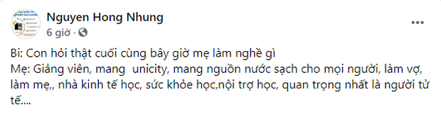 Bi Béo hỏi: Mẹ làm nghề gì mà kiếm 100 triệu/tháng, vợ Xuân Bắc đáp lại 1 câu được khen dạy con khéo quá - Ảnh 2. Bi Béo hỏi: Mẹ làm nghề gì mà kiếm 100 triệu/tháng, vợ Xuân Bắc đáp lại 1 câu được khen dạy con khéo quá - Ảnh 2.