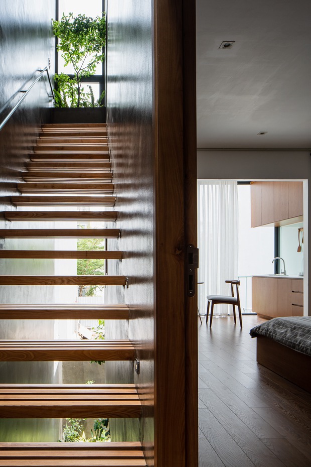 Chịu chơi bỏ hẳn 42m2 diện tích để làm hệ thang lam gỗ, cô chủ 9x tái hiện nấc thang lên thiên đường đời thực - Ảnh 4. Chịu chơi bỏ hẳn 42m2 diện tích để làm hệ thang lam gỗ, cô chủ 9x tái hiện nấc thang lên thiên đường đời thực - Ảnh 4.
