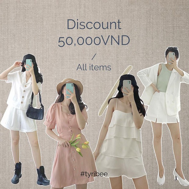 Loạt shop thời trang đang sale hấp dẫn quá: Toàn đồ xinh xẻo trendy giảm đến 60%, mau shopping chị em ơi - Ảnh 17. Loạt shop thời trang đang sale hấp dẫn quá: Toàn đồ xinh xẻo trendy giảm đến 60%, mau shopping chị em ơi - Ảnh 17.